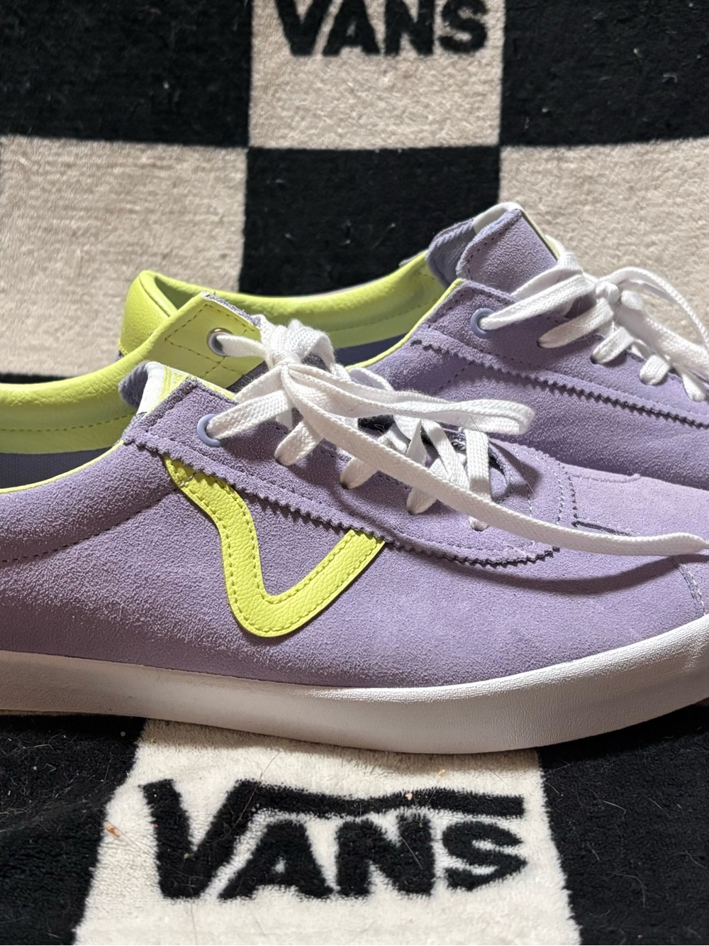 Vans Men's Sport Low Suede Sneaker in Soft Elegance Carmella Lavender